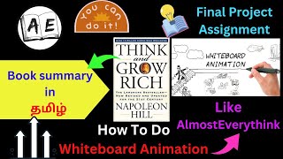 Think and Grow Rich Animated Book Summary (Tamil) | Final Assignment |@almosteverything