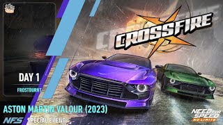 Crossfire  Day 1 FROSTBURNT | 2023 Aston Martin Valour | NFS No Limits