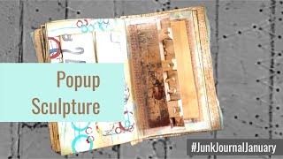 #JunkJournalJanuary 2025 Popup Sculpture - Day 26 “Movement”#JunkJournalJanuary2025