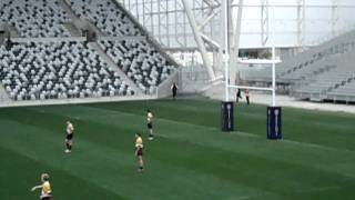 First ever streakers at Forsyth Barr Stadium 5/8/2011