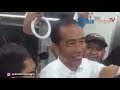 presiden jokowi berdesak desakan di commuter line tanpa pengawalan paspampres