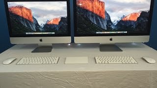 iMac 4k VS iMac 5k Comparison Late 2015