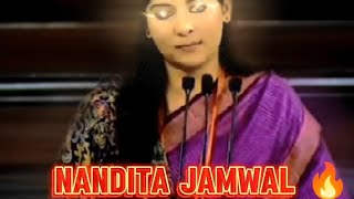 NANDITA JAMWAL ON FIRE SPEECH IN PARLIAMENT 👏🇮🇳 #nanditajamwal #prayatnam #speech