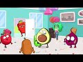 AVOCADO DOESN'T WANT TO GO TO SCHOOL!  Good Students vs Bad Studens  Scary Teacher vs Me
