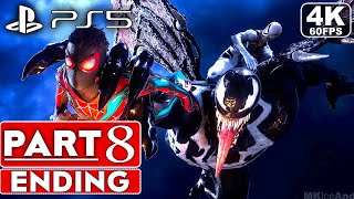 SPIDER-MAN 2 ENDING Gameplay Walkthrough Part 8 [4K 60FPS PS5] - No Commentary (FULL GAME)