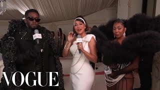 Diddy & Yung Miami Shut Down the Met Gala Red Carpet | Met Gala 2023 With La La Anthony | Vogue