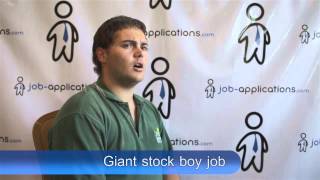 Giant Interview - Stock Boy