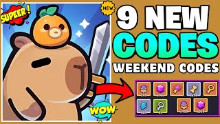 ⚡*WEEKEND☑️CODES*⚡CAPYBARA GO REDEEM CODES 2025 FEBRUARY - CAPYBARA GO PROMO CODES 2025