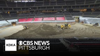 PPG Paints Arena prepares for Monster Jam