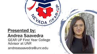 UNR College Application - Nevada GEAR UP