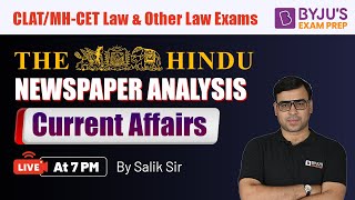The Hindu Newspaper Analysis | 18th July 2022 | CLAT 2023 Current Affairs | BYJU’S Exam Prep