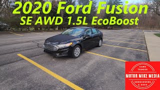2020 Ford Fusion SE AWD 1.5L EcoBoost Review! #car #ford #sedan #cars #automobil