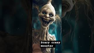 Scary crazy monster 💀💀#horrorstories #shorts #youtube #horror #bhootiyahaveli #halloween