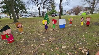 ‘The Grinch has struck again’: Peanuts characters stolen from Beaver Dam holiday display