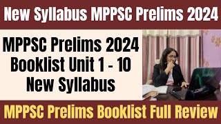 MPPSC Prelims Book list 2024 || MPPSC Prelims New Syllabus booklist 2024 || MPPSC booklist ✍️🔥