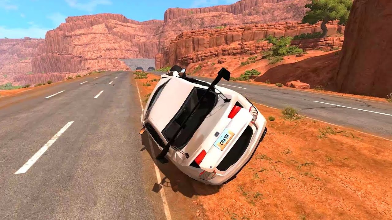 Realistic High Speed Crashes - BeamNG Drive - YouTube