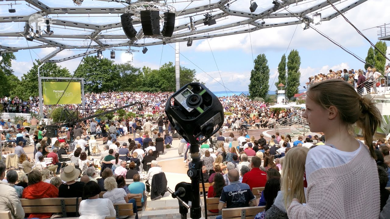 Hinter Den Kulissen - Der ZDF-Fernsehgarten In 360° | ZDF - YouTube