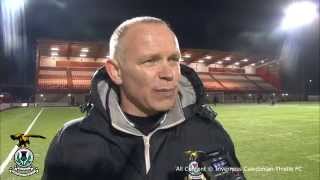 CaleyjagsTV: John Hughes post match interview v Hamilton, 24/01/2015