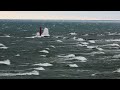 watch as big wind storm on lake michigan develops over 24 hours