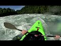 high water descent of the clearwater river bc todo at 460cms