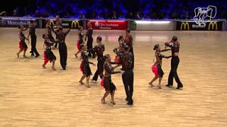 Vera Tyumen Latin Team | 2014 WDSF World Formation Latin | DanceSportTotal