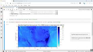 Using hvplot from holoviz.org to visualize GFS forecast model output