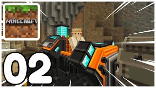 Minecraft: PE - Gameplay Walkthrough Part 02 - Advanced Mining Machines (iOS, Android)