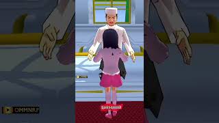Hantu Bhoot Saitan Twist 👹Sakura School Simulator Horror Ding Dong #shorts #viral #sojamere