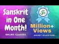 Sanskrit for Beginners by Ashok - Day 1 (Speak Simple Sanskrit in One Month)