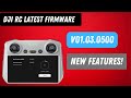 DJI RC firmware update - latest version 01.03.0500