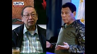 Pangulong Duterte kay Joma Sison: Huwag ka nang umuwi ng Pilipinas