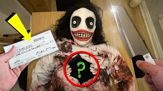 CUTTING OPEN REAL JEFF THE KILLER AT 3 AM!! (WHAT'S INSIDE!?)