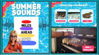 SUMMER SOUNDS, What do you HEAR? Listening/Auditory Skills, Listening GAME for Kids