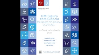 Sessão online de apresentação dos Mestrados em Ciências 2020/2021