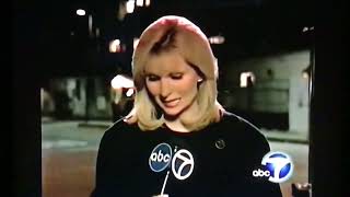 KABC ABC 7 Eyewitness News at 11pm Saturday teaser and open January 13, 2001