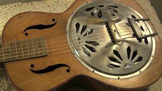 Wards Regal resonator guitar repair and restoration Part 1 - Unboxing and Inspection