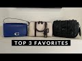 My Top 3 favorite Coach Bags | Ruby 25 | Pillow Madison | Bandit