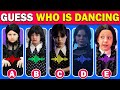 Who Dances Better? Wednesday Dance Edition 🖤💃 Salish Matter, Like Nastya, Jenna Ortega, Payton Delu