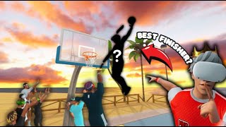 I Played With The BEST FINISHER In Gym Class VR! (VR Basketball)