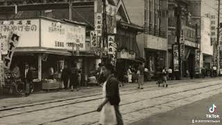 駅前通り　昭和30年代にタイムスリップ 別府市　大分県