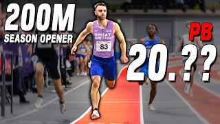 200M INDOOR SPRINT SEASON OPENER 2025 | MY FASTEST OPENER EVER (PB) The Speed Operation S2#7