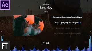 Audio Visualizer in After Effects- After Effect Tutorial - How to Make Lyrics Video - Easy Method