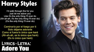 Harry Styles - Adore You (Lyrics English-Spanish) (Inglés-Español)