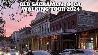 Exploring Old Sacramento, CA | Walking Tour 2024