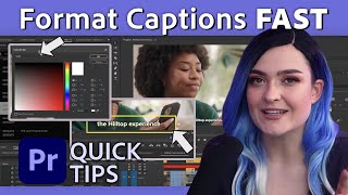 How to Edit Captions in Premiere Pro | Quick Tips with Valentina Vee | Adobe Video
