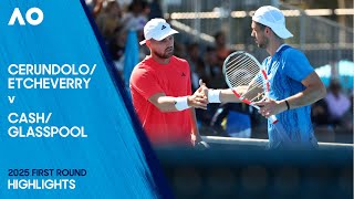 Cerundolo/Martin Etcheverry v Cash/Glasspool Highlights | Australian Open 2025 First Round