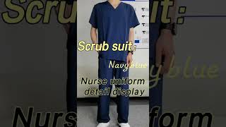 #nurse #scrub #uniform Men's nurse uniform wearing effect display