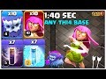 UNDER 1:40 SEC | Th14 Yeti Super Archer BAT Attack Strategy | Best Th14 3 Star Attack in COC