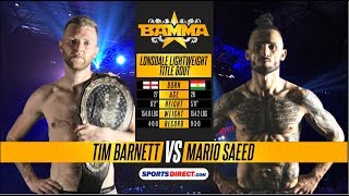 BAMMA 29: Tim Barnett vs Mario Saeed