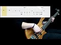 queen another one bites the dust bass cover play along tabs in video